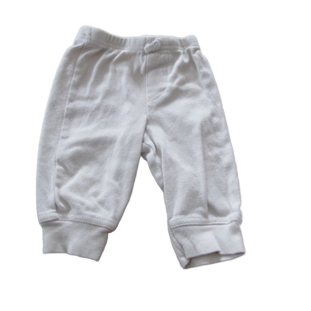 Old Navy Pull On Sweatpants Infant Boys 0-3M Tan Beige‎ Elastic Jogger Bottoms